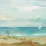 Art Print on canvas Serenity on the Beach by Vassileva Silvia Coastal Impressionism artwork