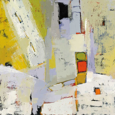 Art Print on canvas On the Sunnyside of the Street by Adams Phyllis Abstract Romanticism artwork