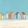 Art Print on canvas Cabanas II Pastel by Adams Phyllis Animals Other artwork