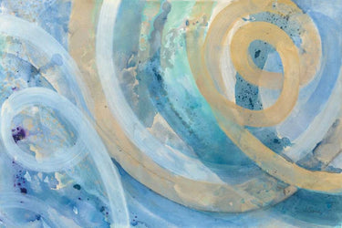 Art Print on canvas On the Roller Coaster by Hristova Albena Abstract Abstract Expressionism artwork