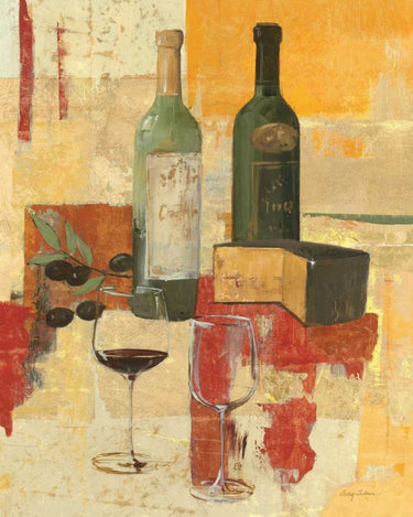 Art Print on canvas Contemporary Wine Tasting III by Tillmon Avery Kitchen Post-Impressionism artwork