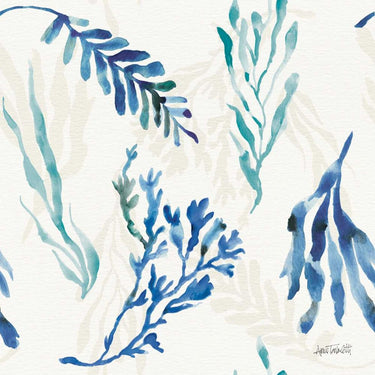 Deep Sea Step 03A patterns canvas art print by Feeling at Home, featuring vibrant marine-inspired designs by Tavoletti Anne.