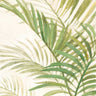 Bright tropical palms canvas art print by Hristova Albena, featuring vibrant green leaves on a tropical-themed artwork.