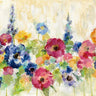 Art Print on canvas Sunshine Field Flowers by Vassileva Silvia Floral Post-Impressionism artwork
