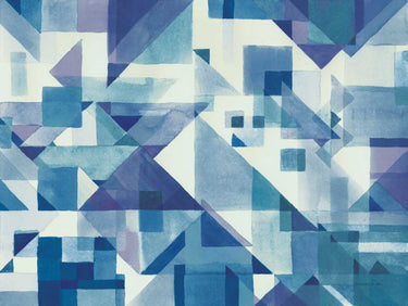 Art Print on canvas Try Angles I Blue by Nai Danhui Abstract Post-Impressionism artwork