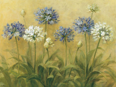 Art Print on canvas Agapanthus by Nai Danhui Floral Post-Impressionism artwork