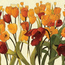 Art Print on canvas Tulipomania by Novak Shirley Floral Post-Impressionism artwork