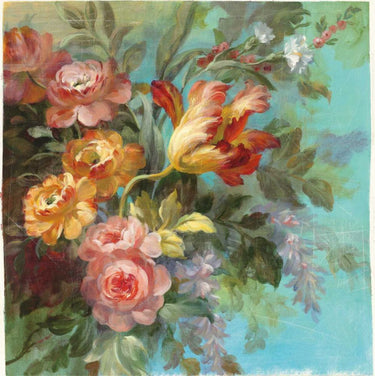 Art Print on canvas Seaside Garden II by Nai Danhui Floral Impressionism artwork
