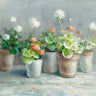 Art Print on canvas Farmhouse Geraniums by Nai Danhui Country French Post-Impressionism artwork