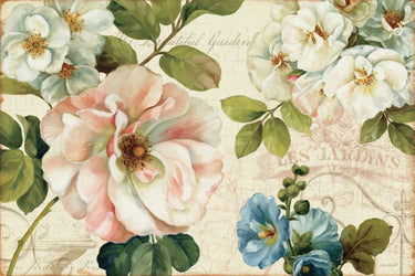 Art Print on canvas Les Jardin I by Audit Lisa Floral other artwork
