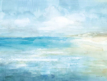 Art Print on canvas Sandy Cove by Nai Danhui Coastal Post-Impressionism artwork