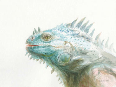 Art Print on canvas Tropical Iguana by Nai Danhui Animals Expressionism artwork