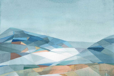 Art Print on canvas Geometric Mountain by Nai Danhui Abstract Post-Impressionism artwork
