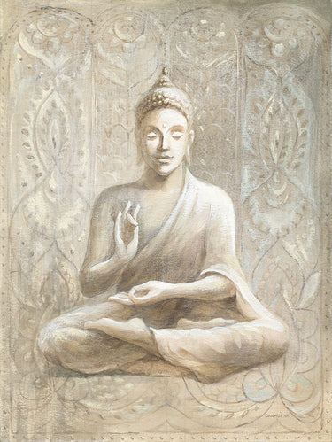 Art Print on canvas Peace of the Buddha by Nai Danhui Floral Post-Impressionism artwork