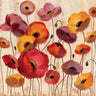 Art Print on canvas Sunrise Anemones by Vassileva Silvia Floral Post-Impressionism artwork