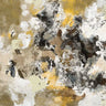 Art Print on canvas Leaves on the Asphalt by Vassileva Silvia Abstract Post-Impressionism artwork