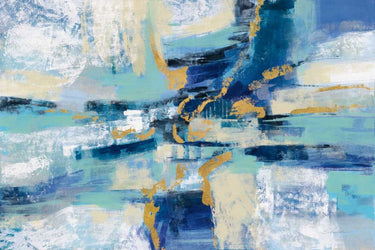 Art Print on canvas Wave Breaker by Vassileva Silvia Abstract Post-Impressionism artwork