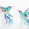 Art Print on canvas Hummingbirds I by Del Valle Aimee Abstract Post-Impressionism artwork