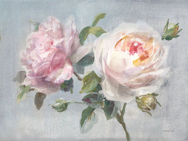 Art Print on canvas Light Lovely Roses by Nai Danhui Floral Post-Impressionism artwork