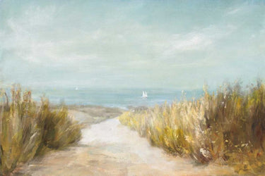 Art Print on canvas Distant Sails by Nai Danhui Coastal Post-Impressionism artwork