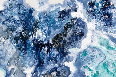 Art Print on canvas Tidal Reflection Crop by Vassileva Silvia Abstract other artwork