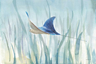 Art Print on canvas Undersea Ray by Nai Danhui Animals Post-Impressionism artwork