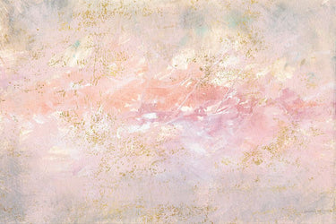 Art Print on canvas Through Fog Blush and Gold by Nai Danhui Abstract Baroque artwork