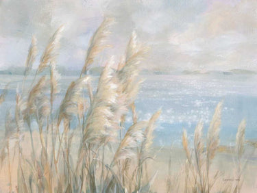 Art Print on canvas Seaside Pampas Grass by Nai Danhui Coastal Post-Impressionism artwork