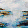 Art Print on canvas Morning Fog by Vertentes Jeanette Abstract Post-Impressionism artwork