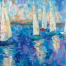 Art Print on canvas Back From the Race by Vertentes Jeanette Coastal Post-Impressionism artwork
