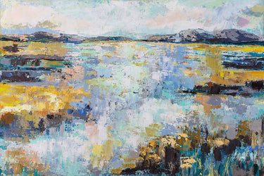 Art Print on canvas A Cool Day by Vertentes Jeanette Coastal Baroque artwork