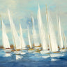 Art Print on canvas Regatta Sail by Purinton Julia Abstract Post-Impressionism artwork