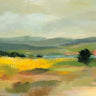 Art Print on canvas Sunflower Field by Vassileva Silvia Floral Impressionism artwork