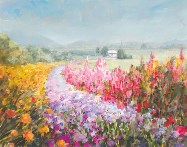Art Print on canvas Drift Garden by Nai Danhui Floral Realism artwork