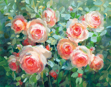 Art Print on canvas English Roses by Nai Danhui Floral Baroque artwork