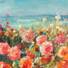 Art Print on canvas Coastal Dahlias by Nai Danhui Coastal Impressionism artwork