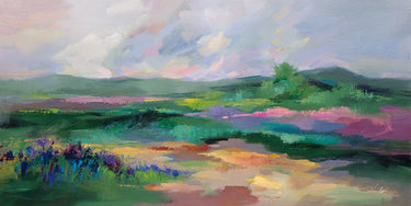 Art Print on canvas April Slopes by Vassileva Silvia Floral other artwork