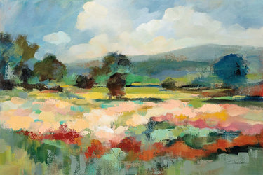Art Print on canvas Before the Summer Rain by Vassileva Silvia Floral Rococo artwork