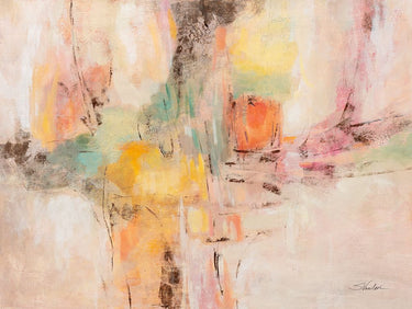 Art Print on canvas Kyoto Melody by Vassileva Silvia Abstract Impressionism artwork