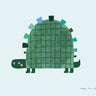 Art Print on canvas Turtle by Kucwaj-Tybur Kasia Animals Post-Impressionism artwork