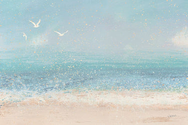 Art Print on canvas Splatter Beach I Neutral by Wiens James Animals Post-Impressionism artwork