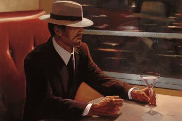 Art Print on canvas Dry Martini Dining Car by Sullivan Myles Fashion Post-Impressionism artwork