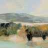 Art Print on canvas Distant Mountain by Purinton Julia Food Impressionism artwork