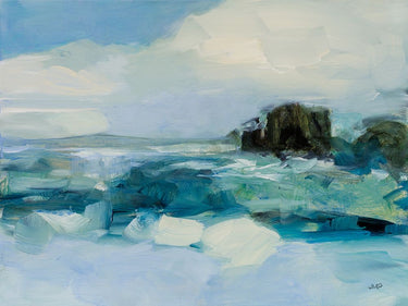 Art Print on canvas Waves at Midmorning by Purinton Julia Abstract Post-Impressionism artwork