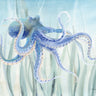 Art Print on canvas Undersea Octopus Seaweed by Nai Danhui Animals Post-Impressionism artwork