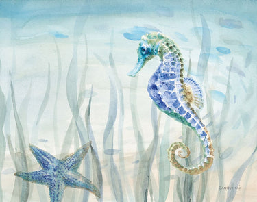Art Print on canvas Undersea Friends by Nai Danhui Animals Impressionism artwork