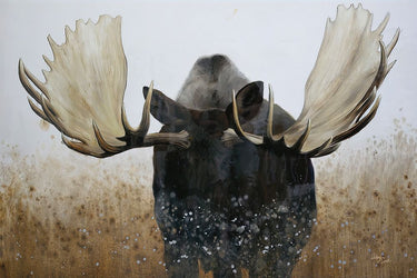 Art Print on canvas Moose by Wellington Studio Abstract Post-Impressionism artwork