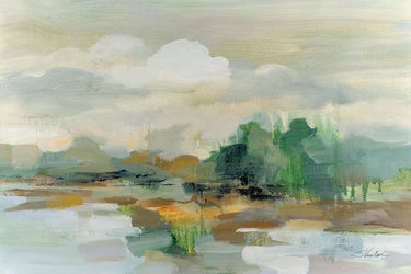 Art Print on canvas Clear Horizon by Vassileva Silvia Coastal Expressionism artwork