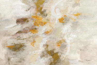 Art Print on canvas Traces of Gold by Vassileva Silvia Abstract Post-Impressionism artwork