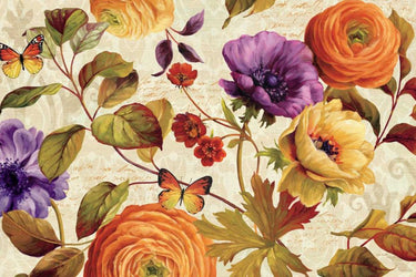 Art Print on canvas End of Summer I by Audit Lisa Floral Post-Impressionism artwork